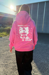 HOODIE | EVERYBODY BORN TO BE A STAR | FRENCH FUCHSIA