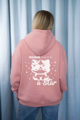 HOODIE | EVERYBODY BORN TO BE A STAR | SOFT CORAL