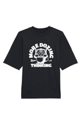 BUILD YOUR OWN T-SHIRT (OVERSIZED) | MORE DOZING LESS THINKING | BLACK