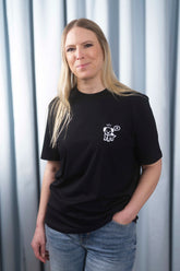 BUILD YOUR OWN T-SHIRT (NORMAL) | DOG GIRL | BLACK