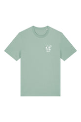 T-Shirt aus 100 % Bio-Baumwolle mit normaler Passform, erhältlich in verschiedenen Farben wie Blue Soul, Cotton Pink, Lavender, Aloe, Weiss und Schwarz. Individuell bedruckbar mit Wunschmotiv. Weiches, angenehm leichtes Material für hohen Tragekomfort. Ideal für einen zeitgemässen, entspannten Look. Mit kleinem weissen Druck eines fröhlichen Hundes auf der linken Brust.