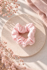 MIDI SILK SCRUNCHIE | PINK