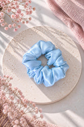 MIDI SILK SCRUNCHIE | SKY BLUE