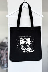 TRAGETASCHE | EVERYBODY BORN TO BE A STAR | BLACK