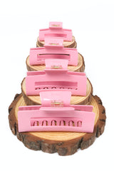 Stilvolle Haarklammer in rosa aus robustem und leichtem Material – modisches Haaraccessoire mit sicherem Halt und angenehmem Tragegefühl, ideal für den Alltag und besondere Anlässe.