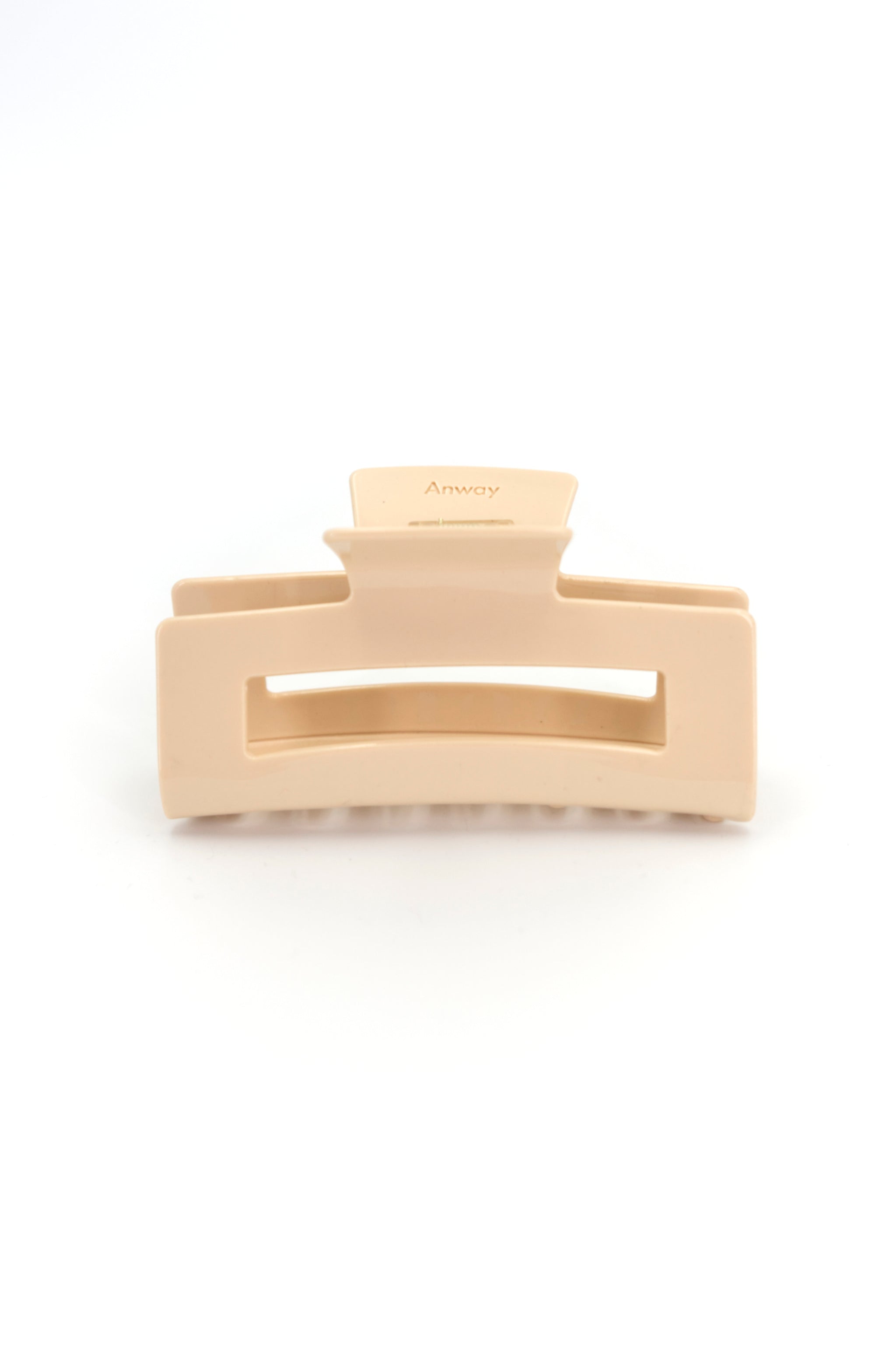 Stilvolle Haarklammer vanillefarben in hellem Beige aus robustem und leichtem Material – modisches Haaraccessoire mit sicherem Halt und angenehmem Tragegefühl, ideal für den Alltag und besondere Anlässe.