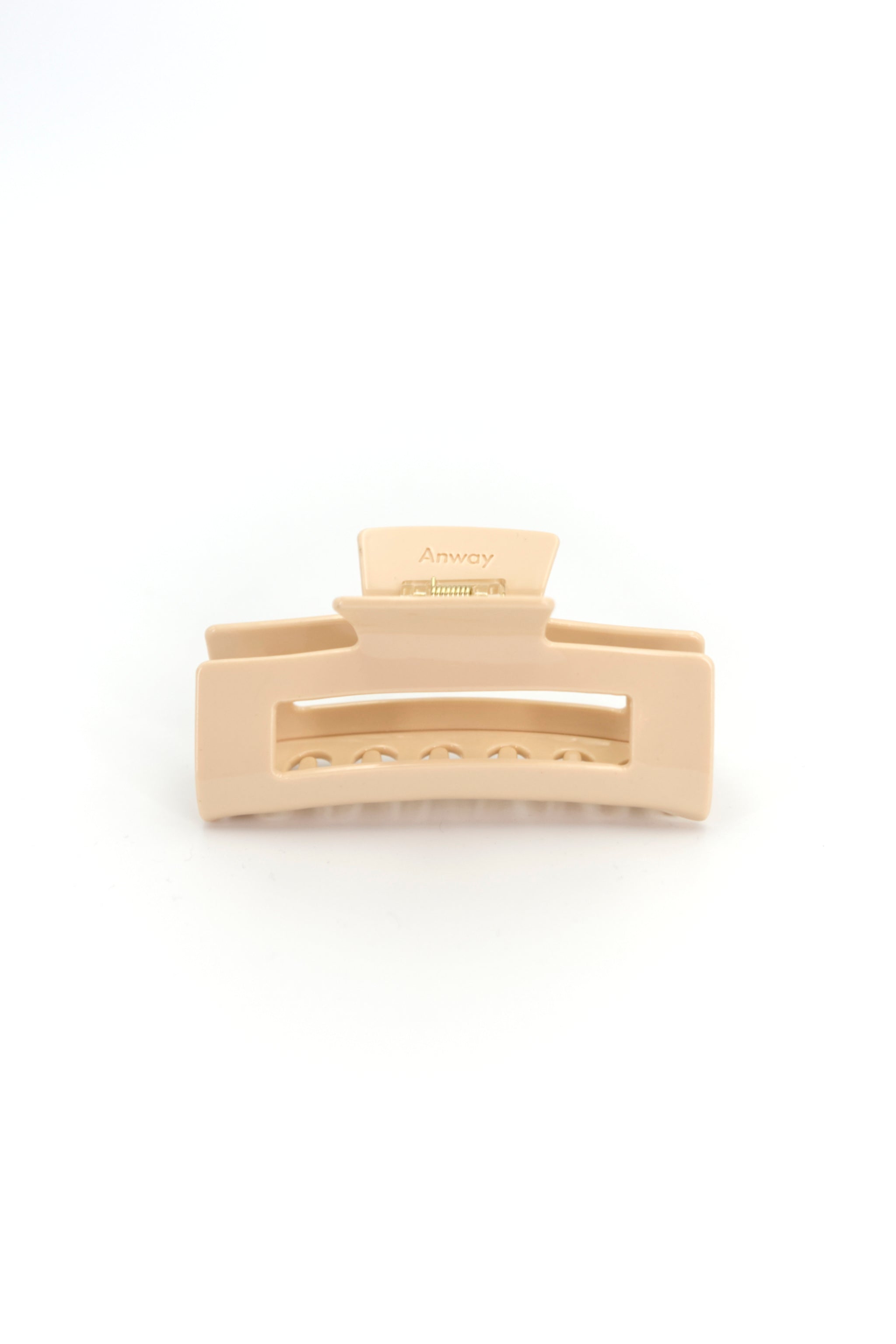 Stilvolle Haarklammer vanillefarben in hellem Beige aus robustem und leichtem Material – modisches Haaraccessoire mit sicherem Halt und angenehmem Tragegefühl, ideal für den Alltag und besondere Anlässe.