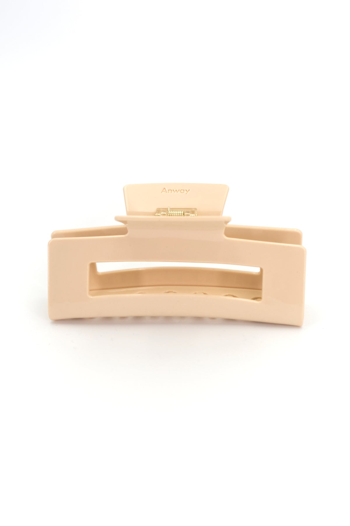 Stilvolle Haarklammer vanillefarben in hellem Beige aus robustem und leichtem Material – modisches Haaraccessoire mit sicherem Halt und angenehmem Tragegefühl, ideal für den Alltag und besondere Anlässe.