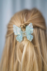 Schmetterling-Haarklammer für halboffene oder hochgesteckte Frisuren – trendiges Design für stilvolle Alltags- und Party-Looks.