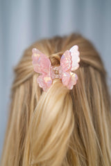 Schmetterling-Haarklammer für halboffene oder hochgesteckte Frisuren – trendiges Design für stilvolle Alltags- und Party-Looks.