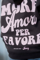 HOODIE | MORE AMORE | DARK GRAY