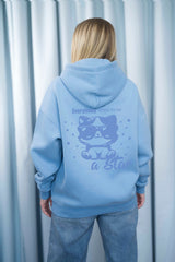 HOODIE | EVERYBODY BORN TO BE A STAR | LIGHT BLUE