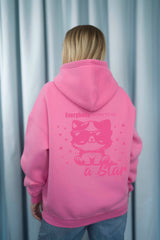 HOODIE | EVERYBODY BORN TO BE A STAR | FRENCH FUCHSIA
