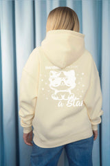 HOODIE | EVERYBODY BORN TO BE A STAR | BUTTERMILK YELLOW