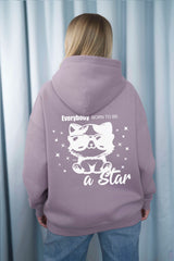 HOODIE | EVERYBODY BORN TO BE A STAR | DUSTY LAVENDER