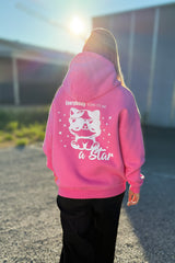 HOODIE | EVERYBODY BORN TO BE A STAR | FRENCH FUCHSIA