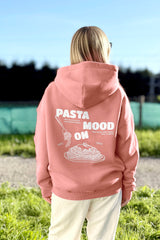 Unisex Hoodie, Farbe Soft Coral, moderne, oversized Passform, kuschlig weich, Baumwolle, Backprint