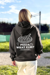 Unisex Hoodie, Farbe Dark Gray, moderne, oversized Passform, kuschlig weich, Baumwolle, Backprint