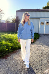 HOODIE | EVERYBODY BORN TO BE A STAR | LIGHT BLUE