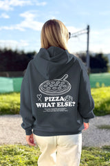 Unisex Hoodie, Farbe Slate Blue, moderne, oversized Passform, kuschlig weich, Baumwolle, Backprint