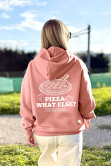 Unisex Hoodie, Farbe Soft Coral, moderne, oversized Passform, kuschlig weich, Baumwolle, Backprint