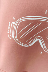Unisex Hoodie, Farbe Soft Coral, moderne, oversized Passform, kuschlig weich, Baumwolle, Frontprint