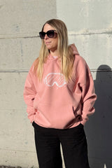 Unisex Hoodie, Farbe Soft Coral, moderne, oversized Passform, kuschlig weich, Baumwolle