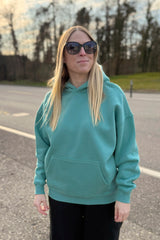 HOODIE | TURQUOISE GREEN