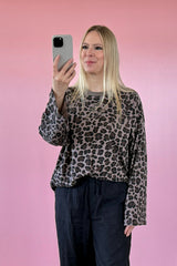LONGSLEEVE NORA | TAUPE-LEO