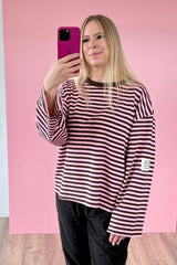 OVERSIZED LONGSLEEVE GIULIA | BRAUN-ROSA
