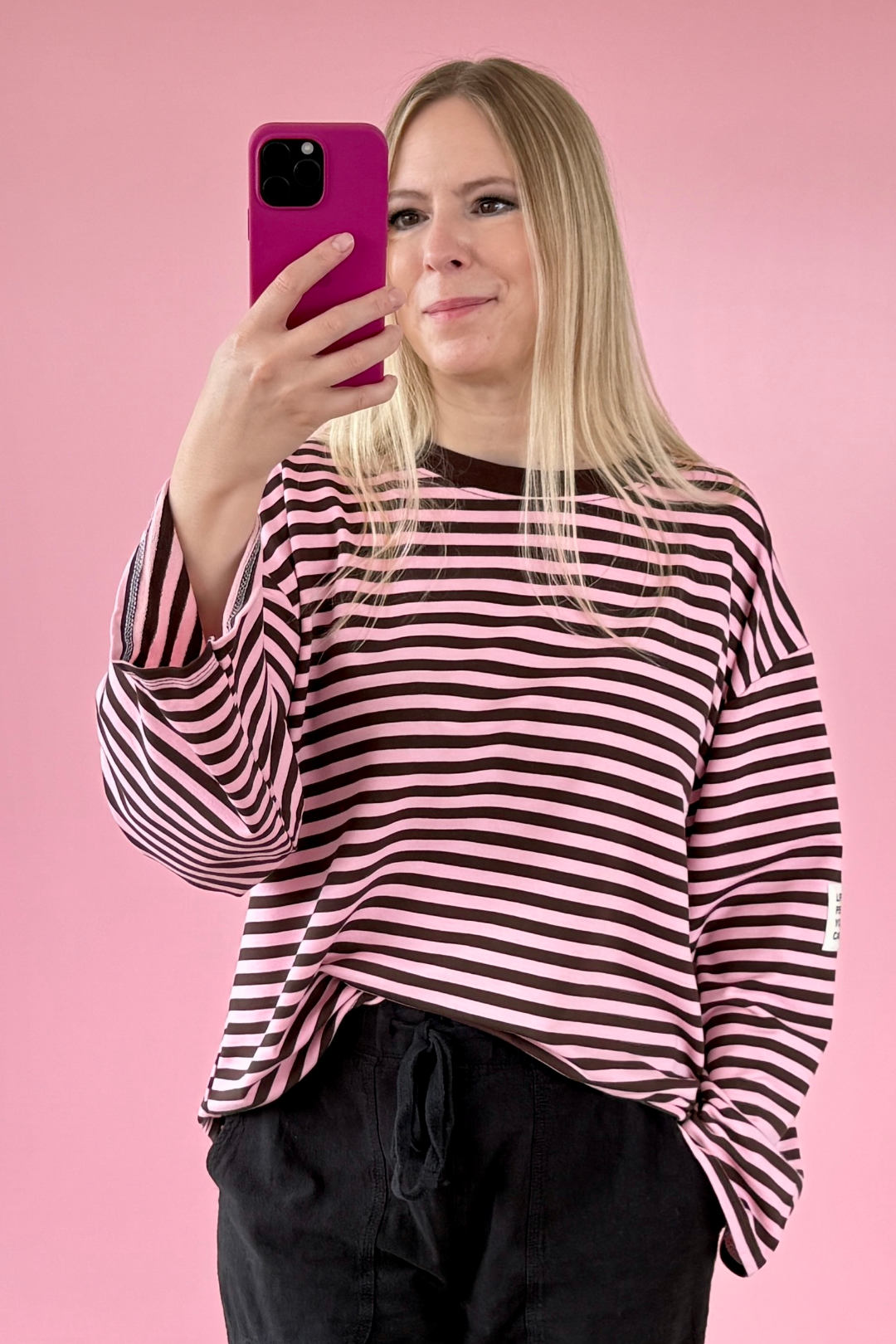 OVERSIZED LONGSLEEVE GIULIA | BRAUN-ROSA