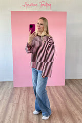 OVERSIZED LONGSLEEVE SOFIA | BRAUN-ROSA