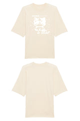 BUILD YOUR OWN T-SHIRT (OVERSIZED) |  EVERYBODY BORN TO BE A STAR | NATURAL RAW