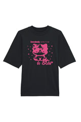 BUILD YOUR OWN T-SHIRT (OVERSIZED) |  EVERYBODY BORN TO BE A STAR | BLACK