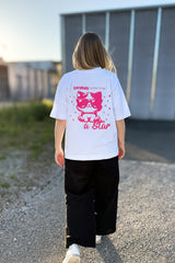 BUILD YOUR OWN T-SHIRT (OVERSIZED) |  EVERYBODY BORN TO BE A STAR | WHITE