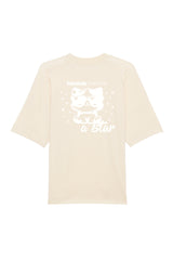BUILD YOUR OWN T-SHIRT (OVERSIZED) |  EVERYBODY BORN TO BE A STAR | NATURAL RAW