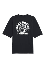 BUILD YOUR OWN T-SHIRT (OVERSIZED) | MORE DOZING LESS THINKING | BLACK