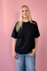BUILD YOUR OWN T-SHIRT (RELAXED FIT) | SHINE LIKE THE LIGHT YOU ARE | BLACK