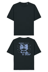 BUILD YOUR OWN T-SHIRT (RELAXED FIT) | EVERYBODY BORN TO BE A STAR | BLACK