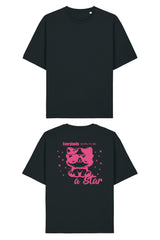 BUILD YOUR OWN T-SHIRT (RELAXED FIT) | EVERYBODY BORN TO BE A STAR | BLACK