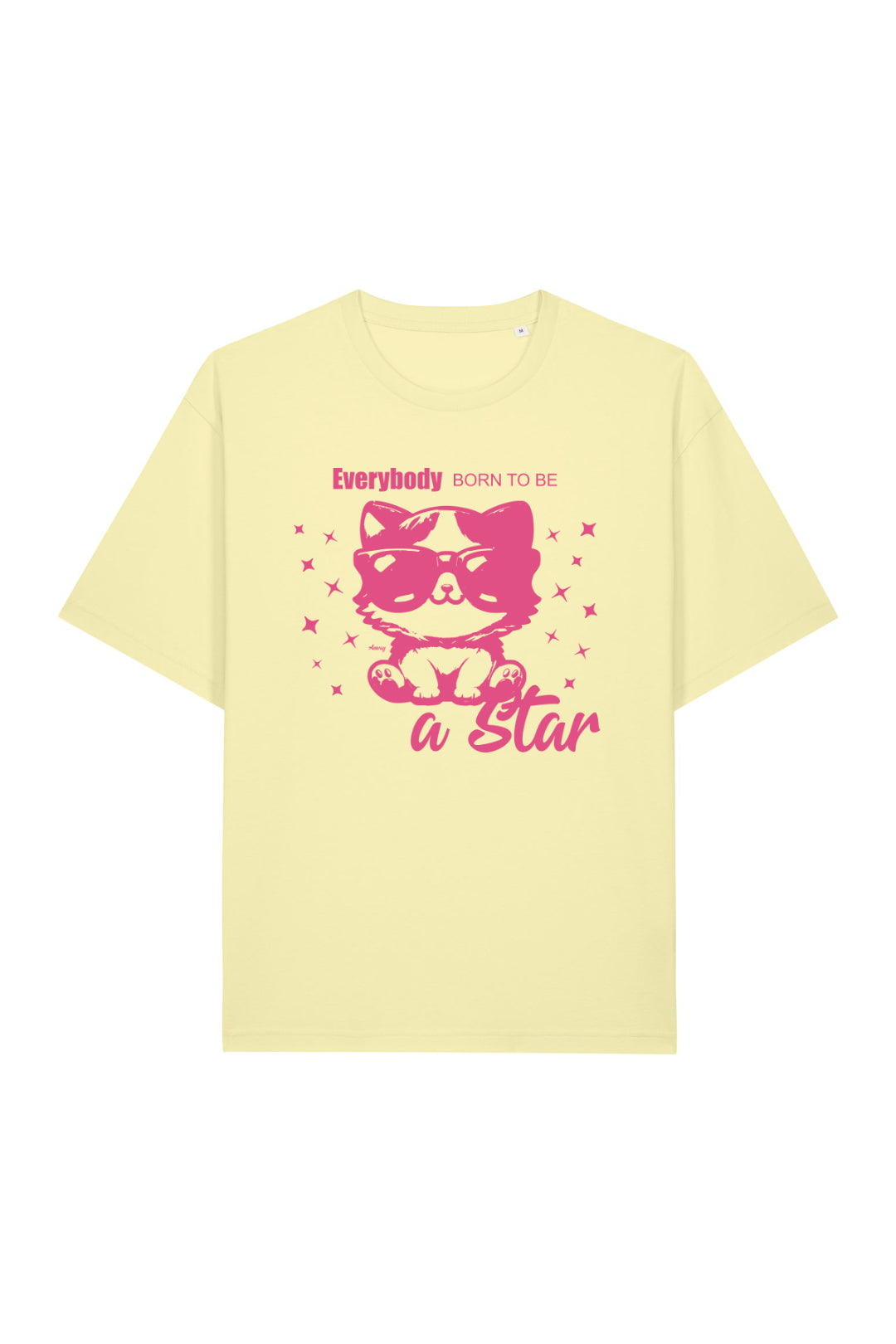 BUILD YOUR OWN T-SHIRT (RELAXED FIT) | EVERYBODY BORN TO BE A STAR | LEMON SORBET
