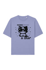 BUILD YOUR OWN T-SHIRT (RELAXED FIT) | EVERYBODY BORN TO BE A STAR | VIOLET