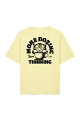 BUILD YOUR OWN T-SHIRT (RELAXED FIT) | MORE DOZING LESS THINKING | LEMON SORBET