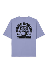 BUILD YOUR OWN T-SHIRT (RELAXED FIT) | MORE DOZING LESS THINKING | VIOLET