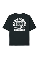 BUILD YOUR OWN T-SHIRT (RELAXED FIT) | MORE DOZING LESS THINKING | BLACK