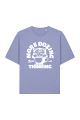 BUILD YOUR OWN T-SHIRT (RELAXED FIT) | MORE DOZING LESS THINKING | VIOLET
