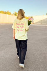 BUILD YOUR OWN T-SHIRT (RELAXED FIT) | SHINE LIKE THE LIGHT YOU ARE | LEMON SORBET