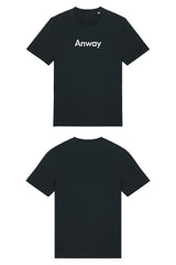 T-Shirt aus 100 % Bio-Baumwolle mit normaler Passform, erhältlich in verschiedenen Farben wie Blue Soul, Cotton Pink, Lavender, Aloe, Weiss und Schwarz. Individuell bedruckbar mit Wunschmotiv. Weiches, angenehm leichtes Material für hohen Tragekomfort. Ideal für einen zeitgemässen, entspannten Look. Mit weissem Anway-Schriftzug in serifenloser, fetter Schrift auf der Vorderseite.