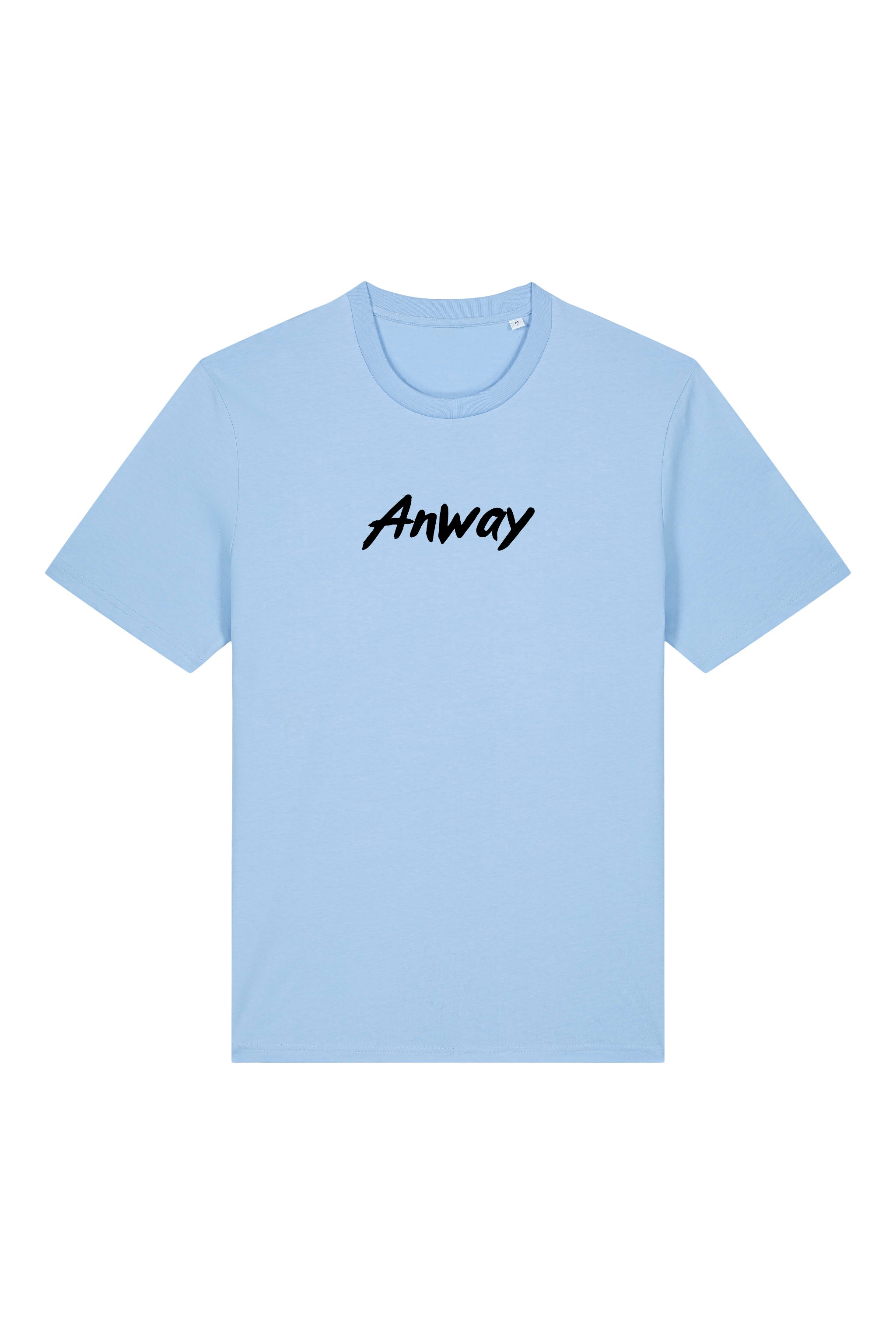 T-Shirt aus 100 % Bio-Baumwolle mit normaler Passform, erhältlich in verschiedenen Farben wie Blue Soul, Cotton Pink, Lavender, Aloe, Weiss und Schwarz. Individuell bedruckbar mit Wunschmotiv. Weiches, angenehm leichtes Material für hohen Tragekomfort. Ideal für einen zeitgemässen, entspannten Look. Mit schwarzem Anway-Logo in Pinsel-Schrift auf der Brust.
