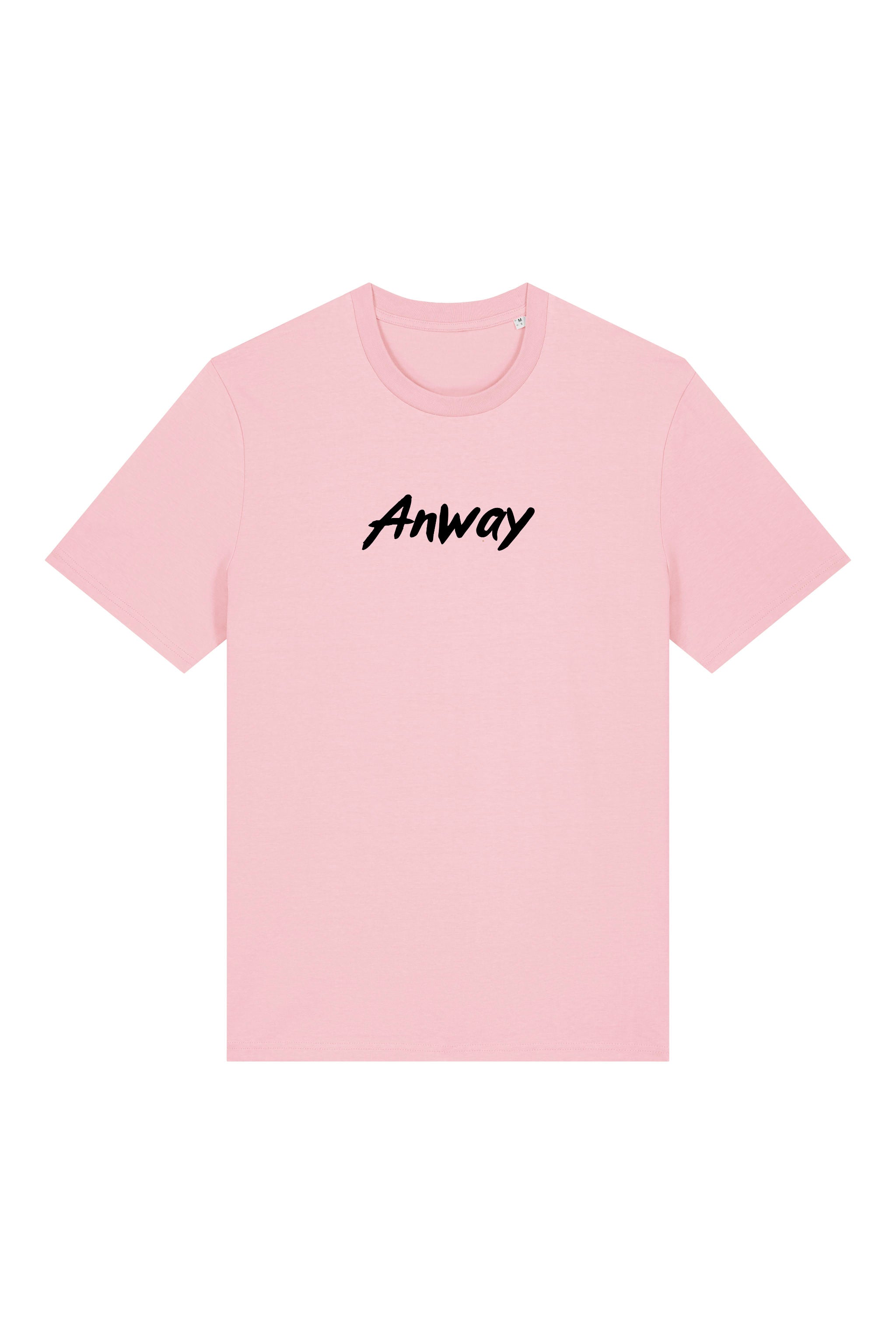 T-Shirt aus 100 % Bio-Baumwolle mit normaler Passform, erhältlich in verschiedenen Farben wie Blue Soul, Cotton Pink, Lavender, Aloe, Weiss und Schwarz. Individuell bedruckbar mit Wunschmotiv. Weiches, angenehm leichtes Material für hohen Tragekomfort. Ideal für einen zeitgemässen, entspannten Look. Mit schwarzem Anway-Logo in Pinsel-Schrift auf der Brust.